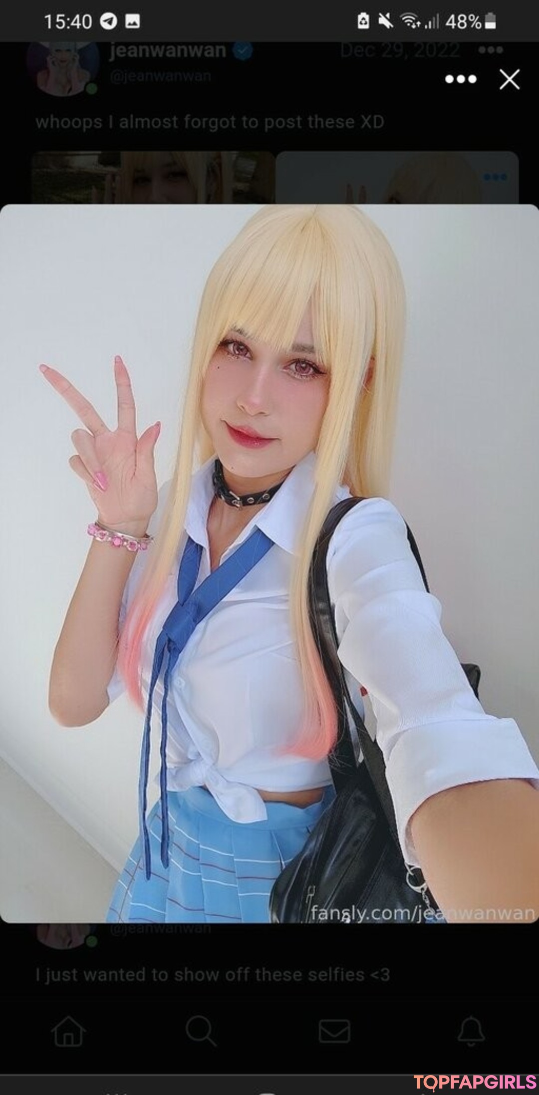 Foto desnuda filtrada de OnlyFans de Jeanwanwan #2516