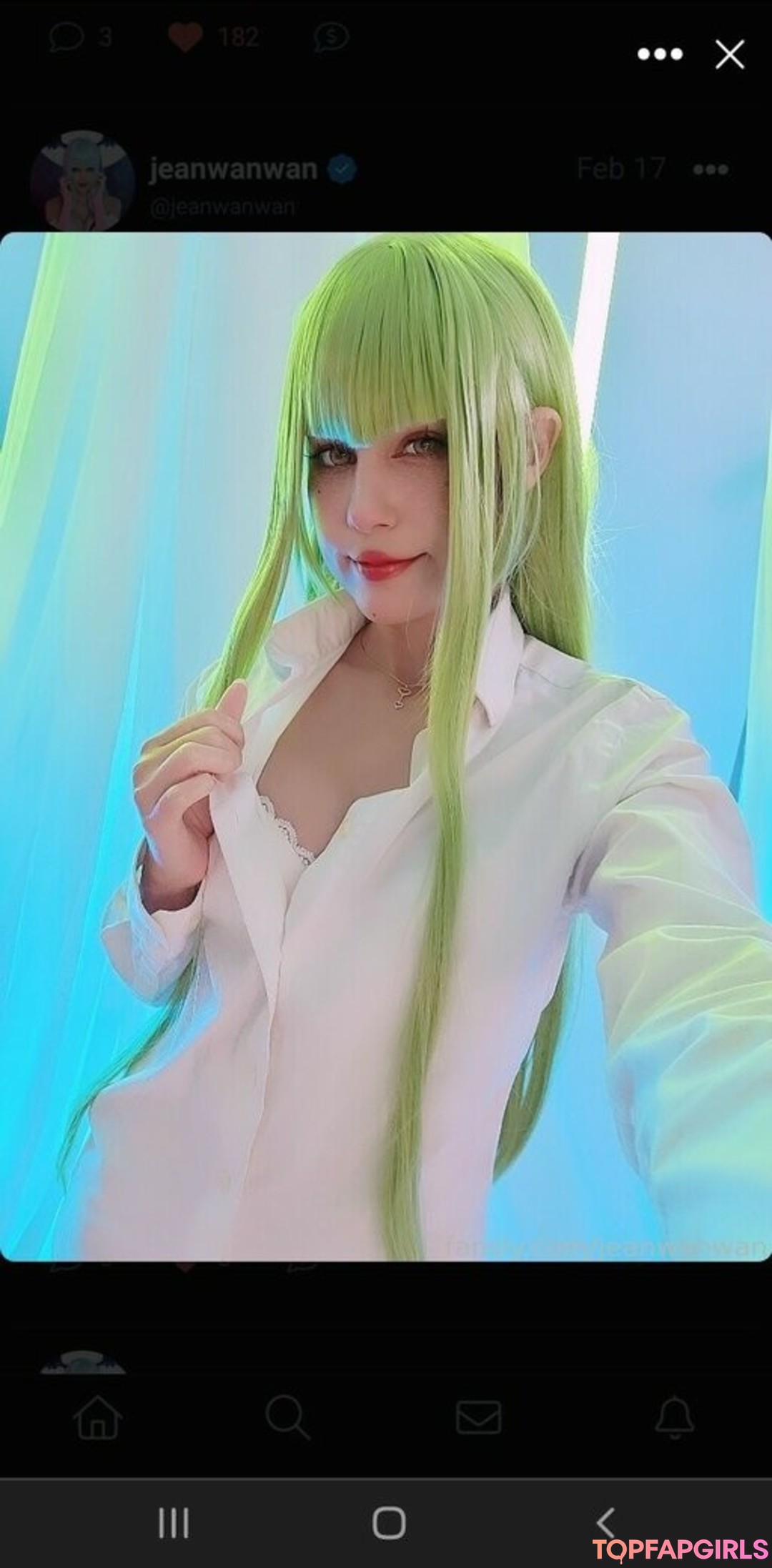 Foto desnuda filtrada de OnlyFans de Jeanwanwan #2653