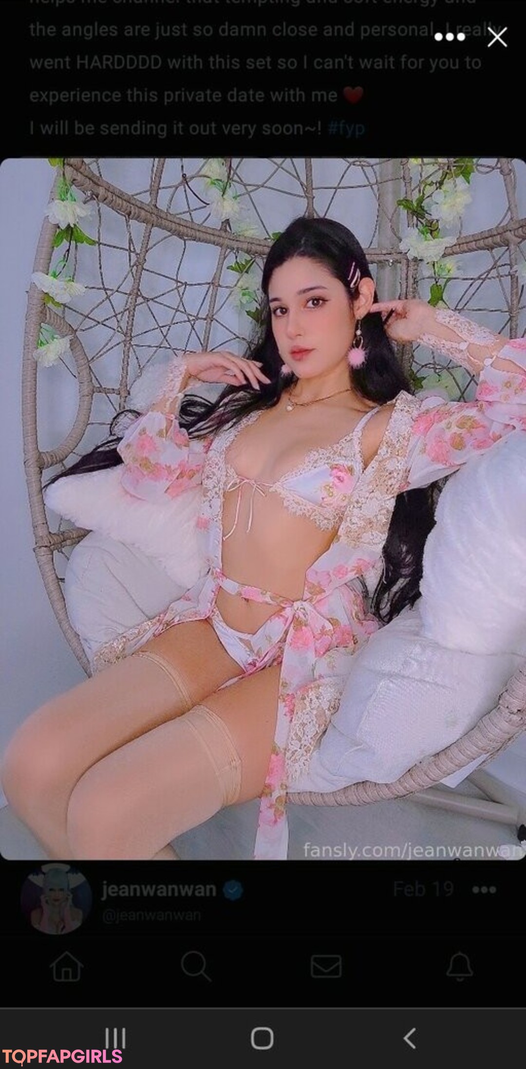 Foto desnuda filtrada de OnlyFans de Jeanwanwan #2657