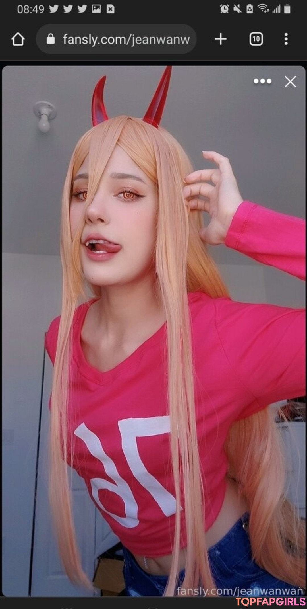 Foto desnuda filtrada de OnlyFans de Jeanwanwan #3053