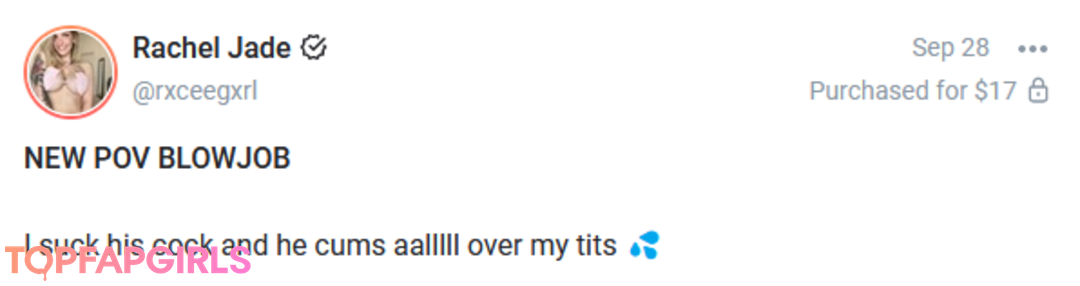 Foto desnuda filtrada de OnlyFans de Rachel Jade #30