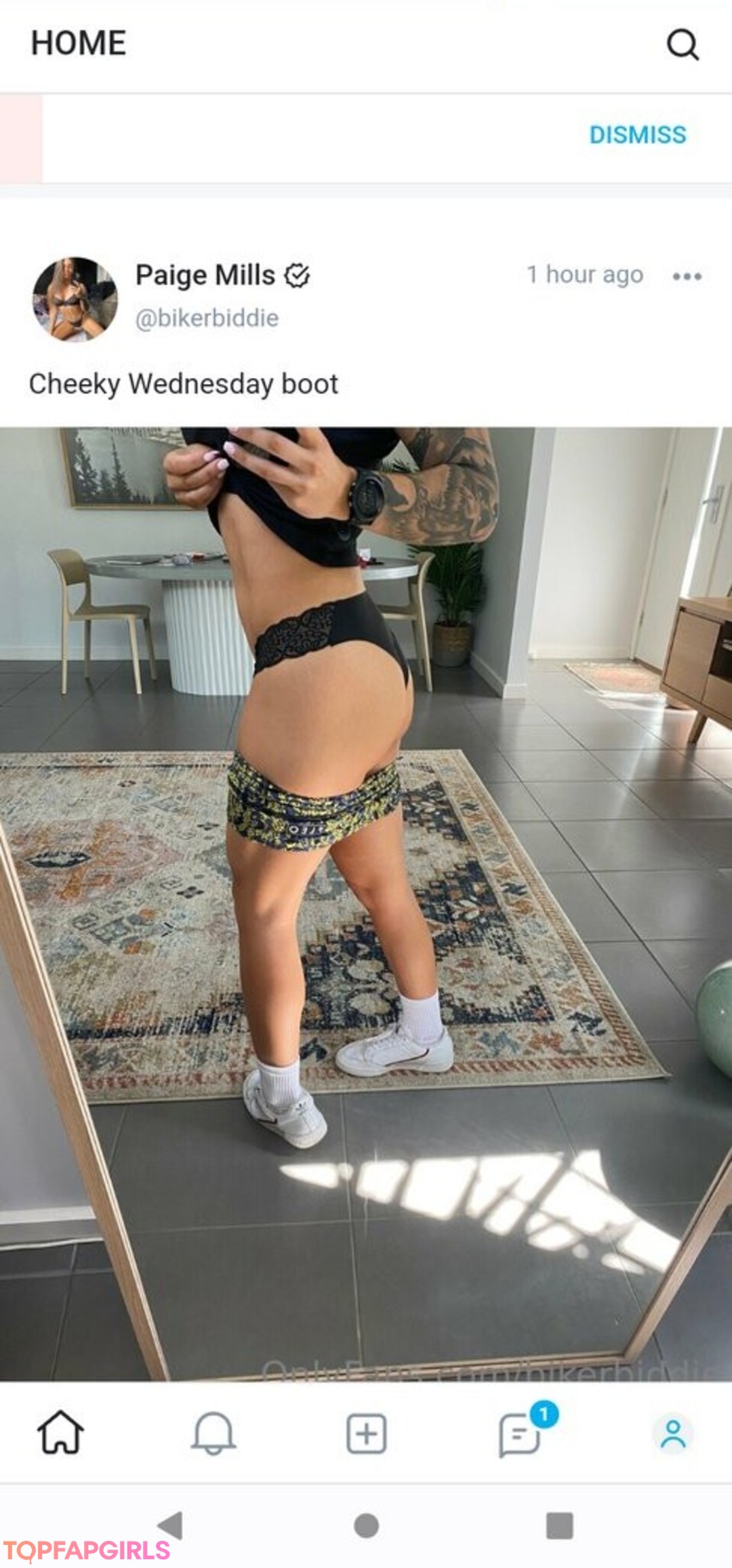 Foto desnuda filtrada de OnlyFans de Biker Biddie #208