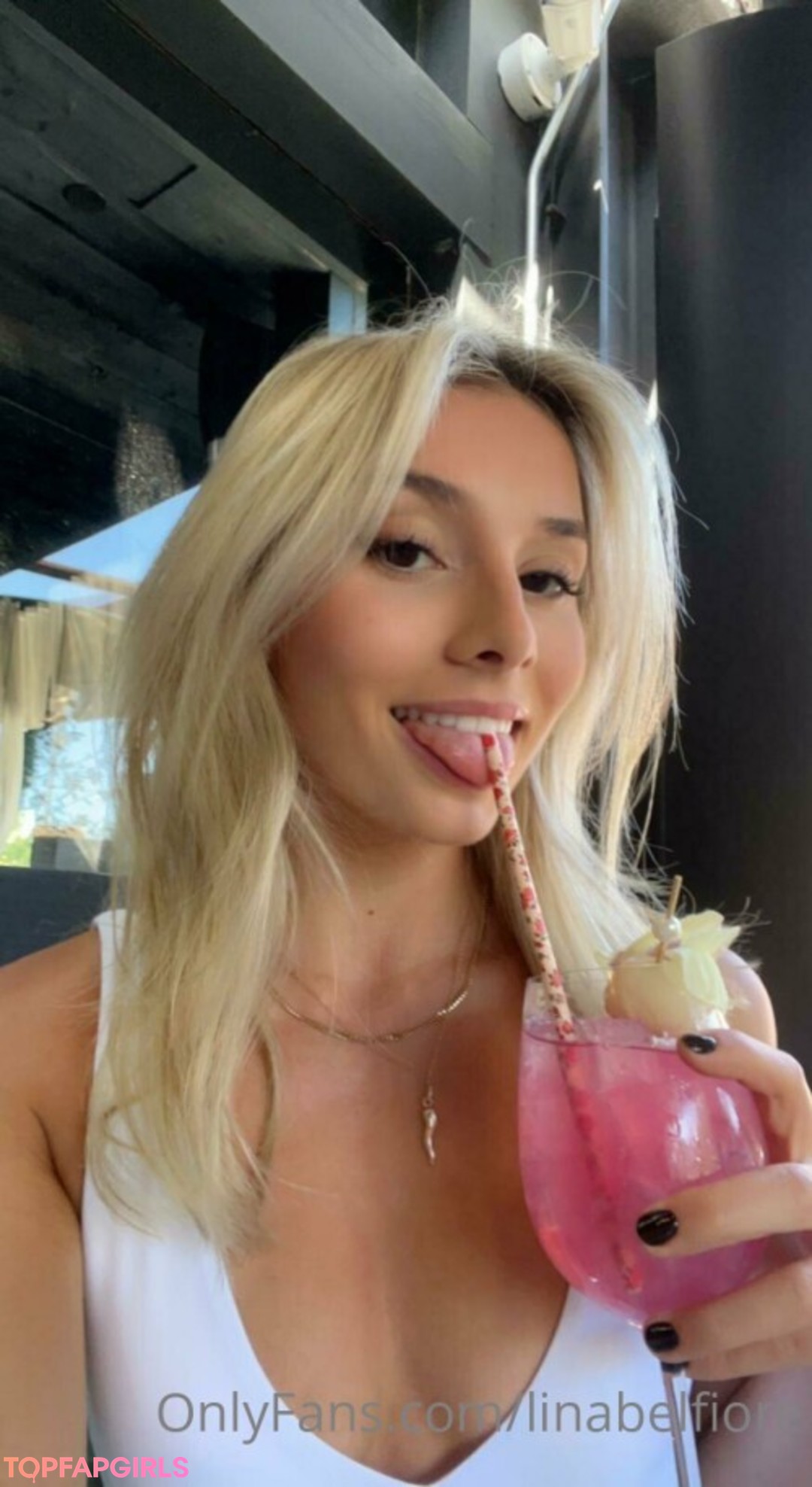 Foto desnuda filtrada de OnlyFans de Lina Belfiore #7