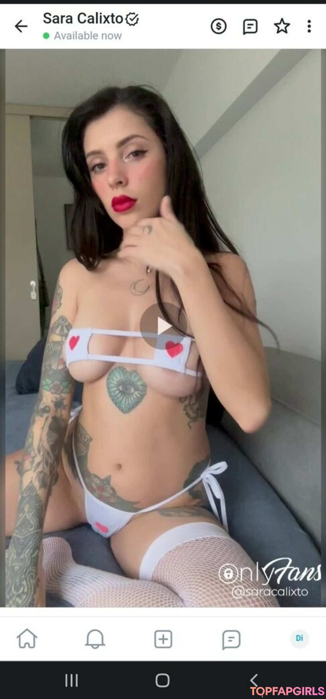 Foto desnuda filtrada de OnlyFans de Sara Calixto #1093