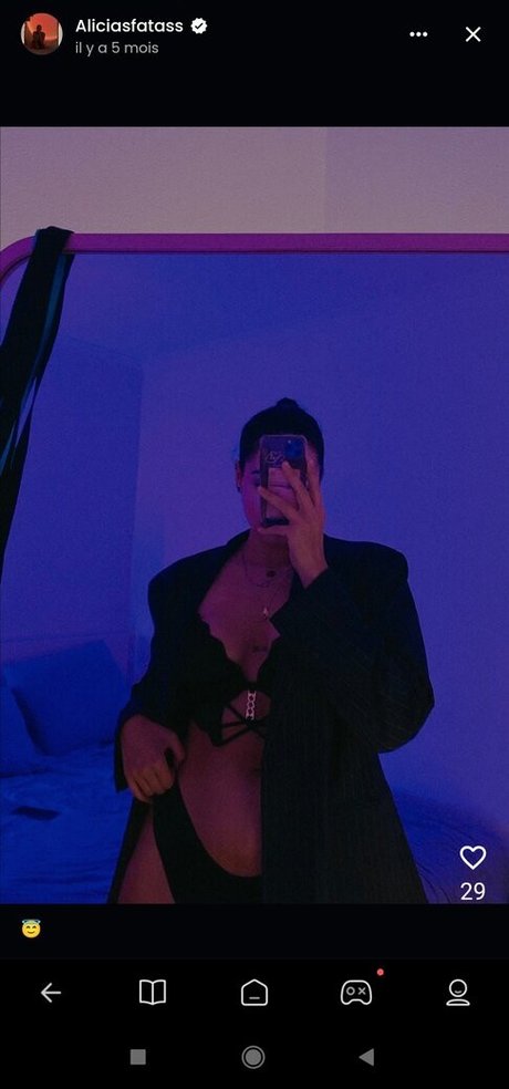 Foto desnuda filtrada de OnlyFans de Aliciasfatass