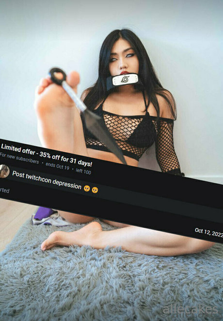 Foto desnuda filtrada de OnlyFans de Allecakeslite