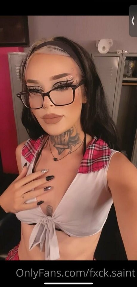 Foto desnuda filtrada de OnlyFans de Fxcksaint