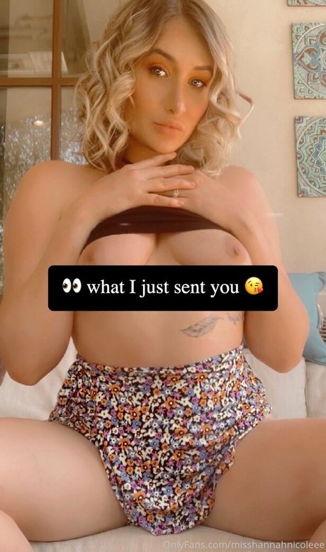 Foto desnuda filtrada de OnlyFans de Misshannahnicoleee