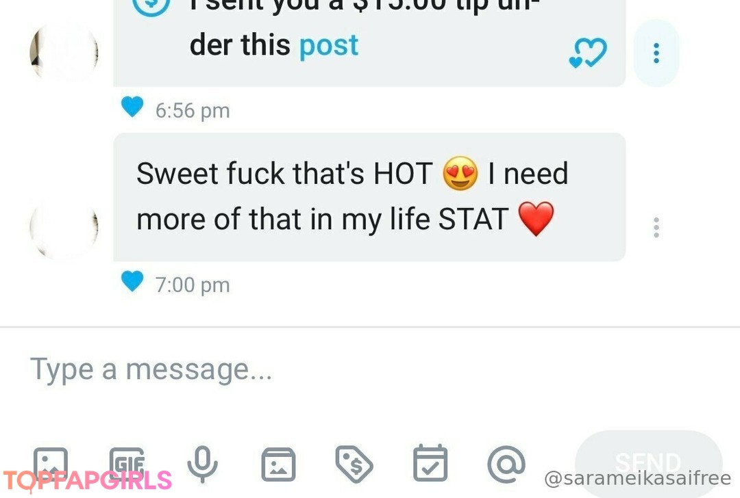 Foto desnuda filtrada de OnlyFans de Sarameikasaifree #211 Foto desnuda filtrada de OnlyFans de Sarameikasaifree #211