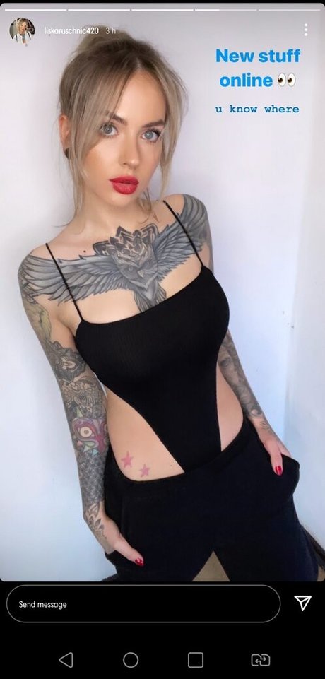 Foto desnuda filtrada de OnlyFans de Liska Ruschnic