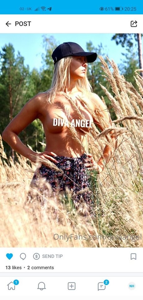 Foto desnuda filtrada de OnlyFans de Diva Angel