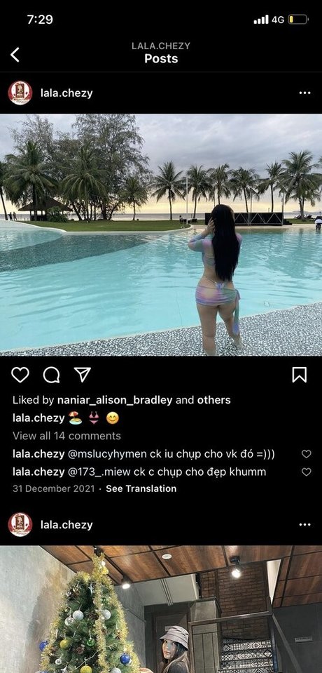 Foto desnuda filtrada de OnlyFans de Lalachezy