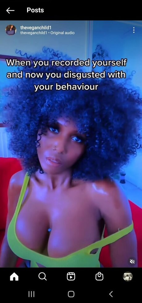 Foto desnuda filtrada de OnlyFans de Theveganchild1