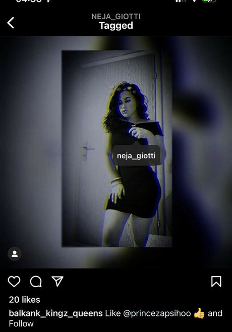 Foto desnuda filtrada de OnlyFans de Neja Giotti