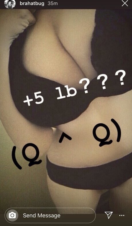 Foto desnuda filtrada de OnlyFans de brahatbug