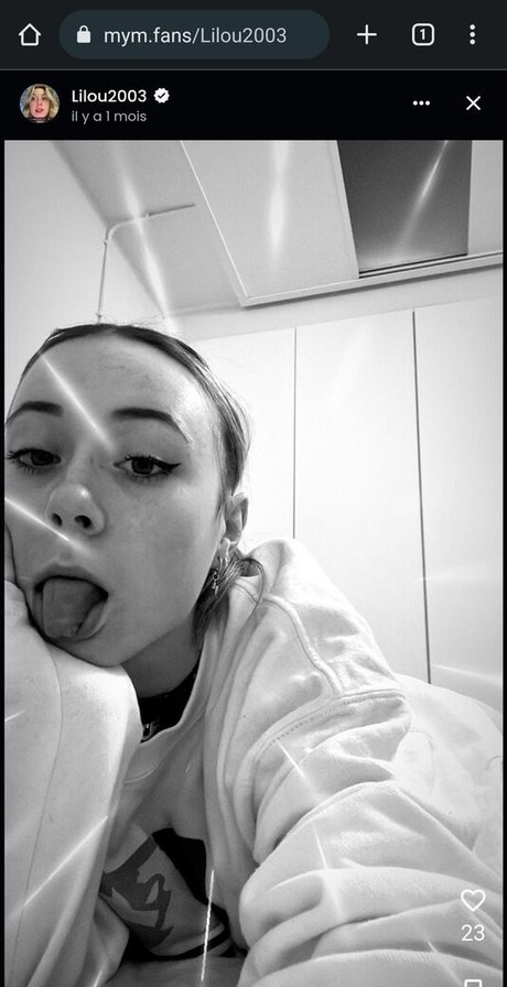 Foto desnuda filtrada de OnlyFans de Lilou2003