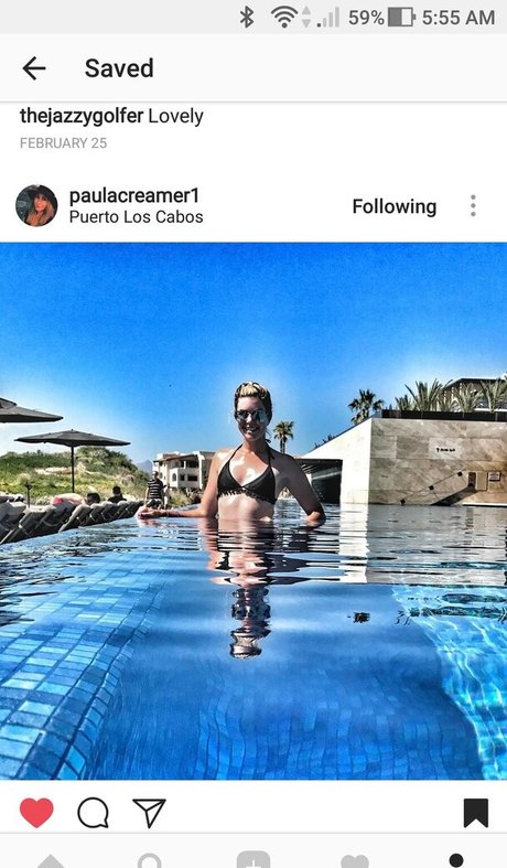 Foto desnuda filtrada de OnlyFans de Paula Creamer