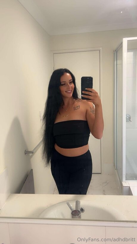 Foto desnuda filtrada de OnlyFans de Adhdbritt