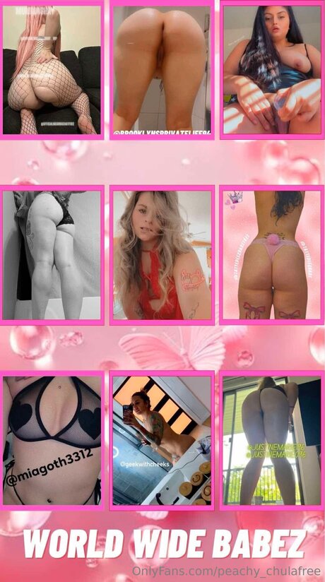 Foto desnuda filtrada de OnlyFans de Peachy Chulafree