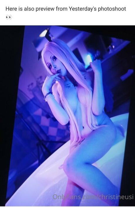 Foto desnuda filtrada de OnlyFans de Christine Usi