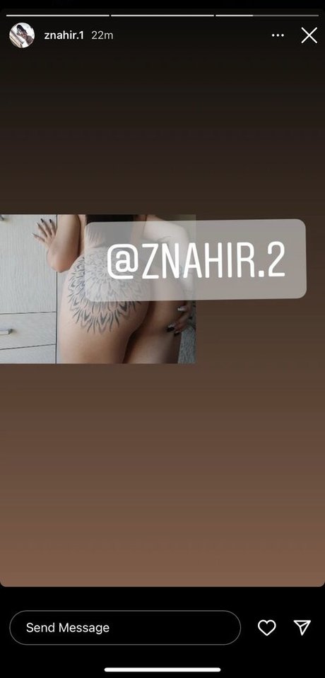 Foto desnuda filtrada de OnlyFans de Zoe Nahir