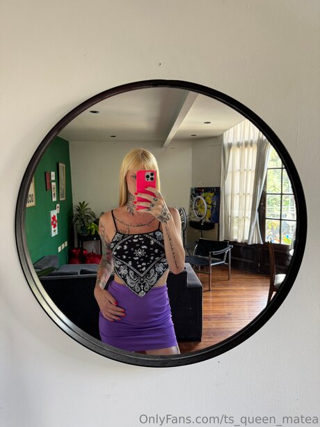 Foto desnuda filtrada de OnlyFans de Ts Queen Matea