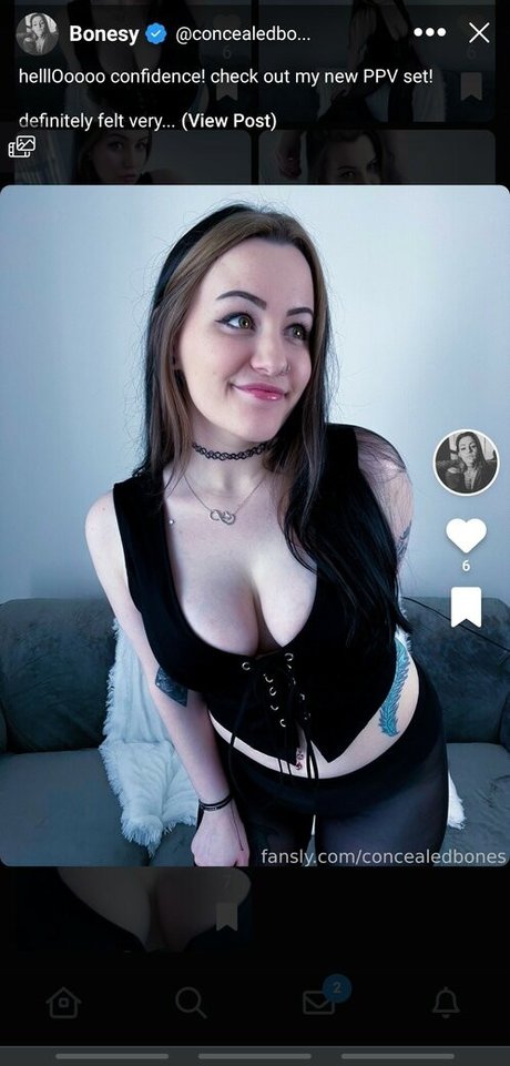 Foto desnuda filtrada de OnlyFans de Concealedbones