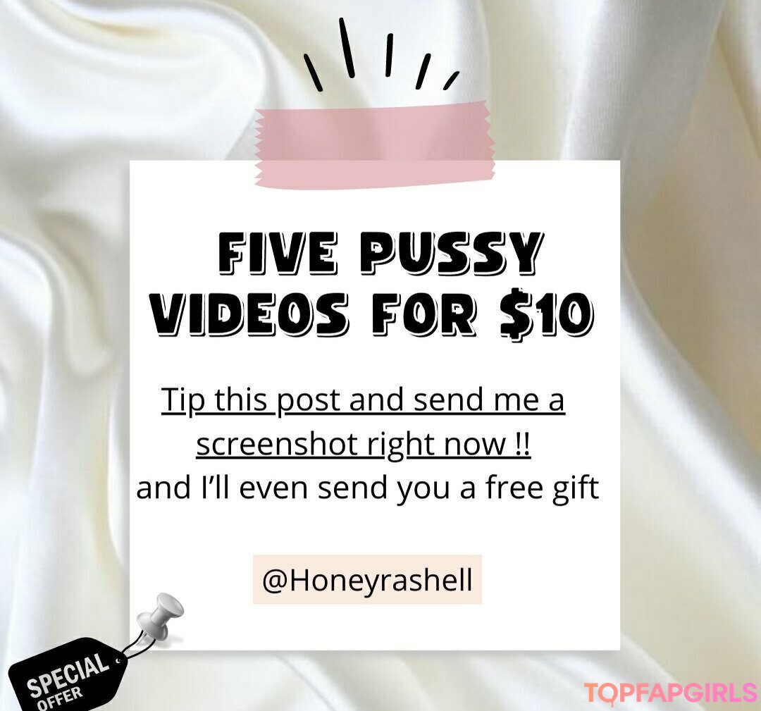 Foto desnuda filtrada de OnlyFans de Honeyrashell #1204