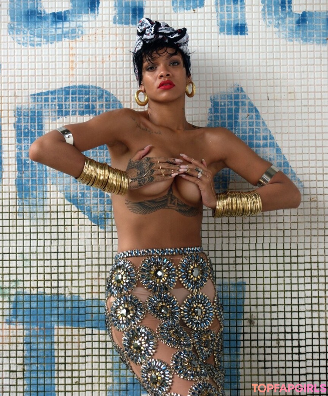 Foto desnuda filtrada de OnlyFans de Rihanna #1350