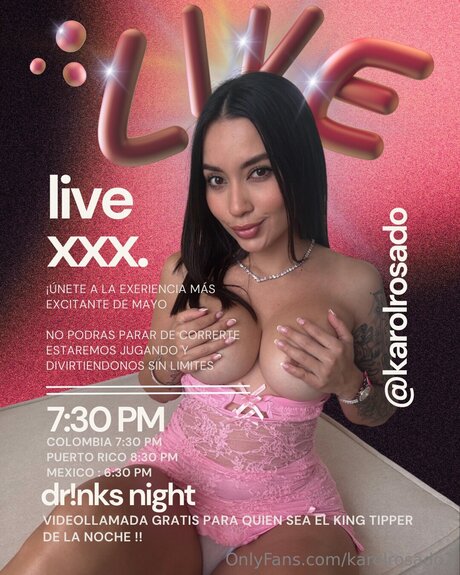 Foto desnuda filtrada de OnlyFans de Karolrosado2