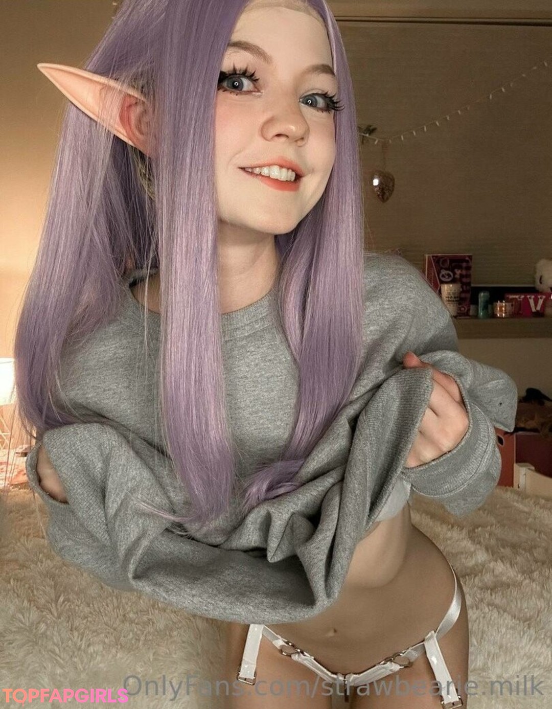 Foto desnuda filtrada de OnlyFans de Strawbeariemilkk #2230