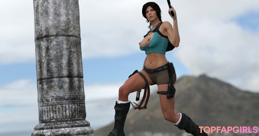 Foto desnuda filtrada de OnlyFans de Tomb Raider Lara Croft #1217
