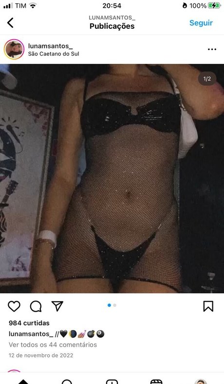 Foto desnuda filtrada de OnlyFans de Luna Santos
