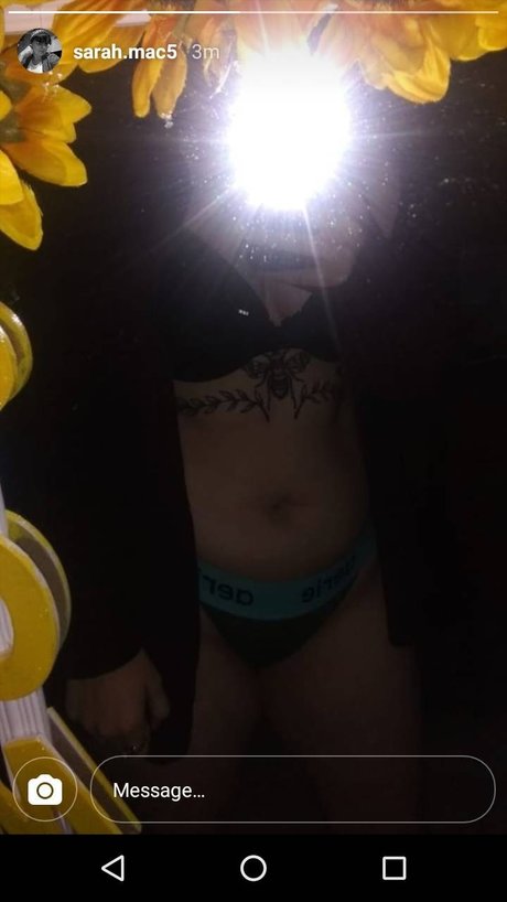 Foto desnuda filtrada de OnlyFans de Sarah