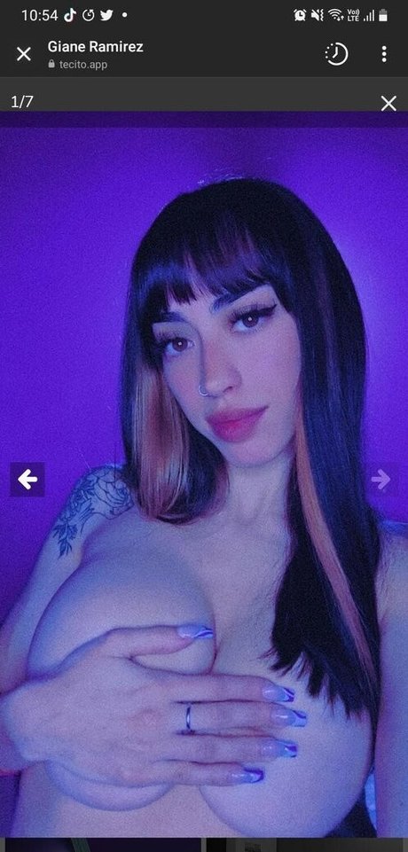 Foto desnuda filtrada de OnlyFans de Gianeramirez
