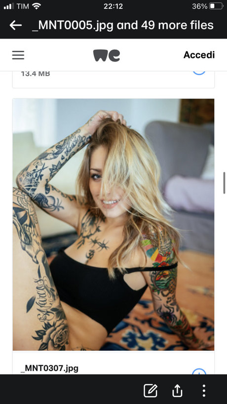 Foto desnuda filtrada de OnlyFans de Noemi 