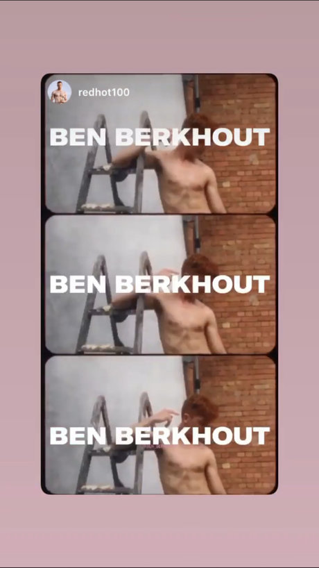 Foto desnuda filtrada de OnlyFans de Ben Berkhout