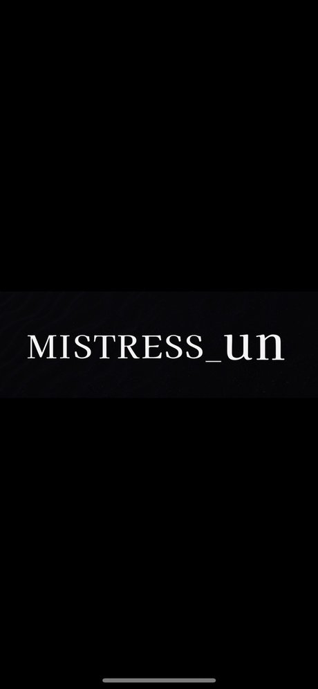 Foto desnuda filtrada de OnlyFans de Mistress Un 