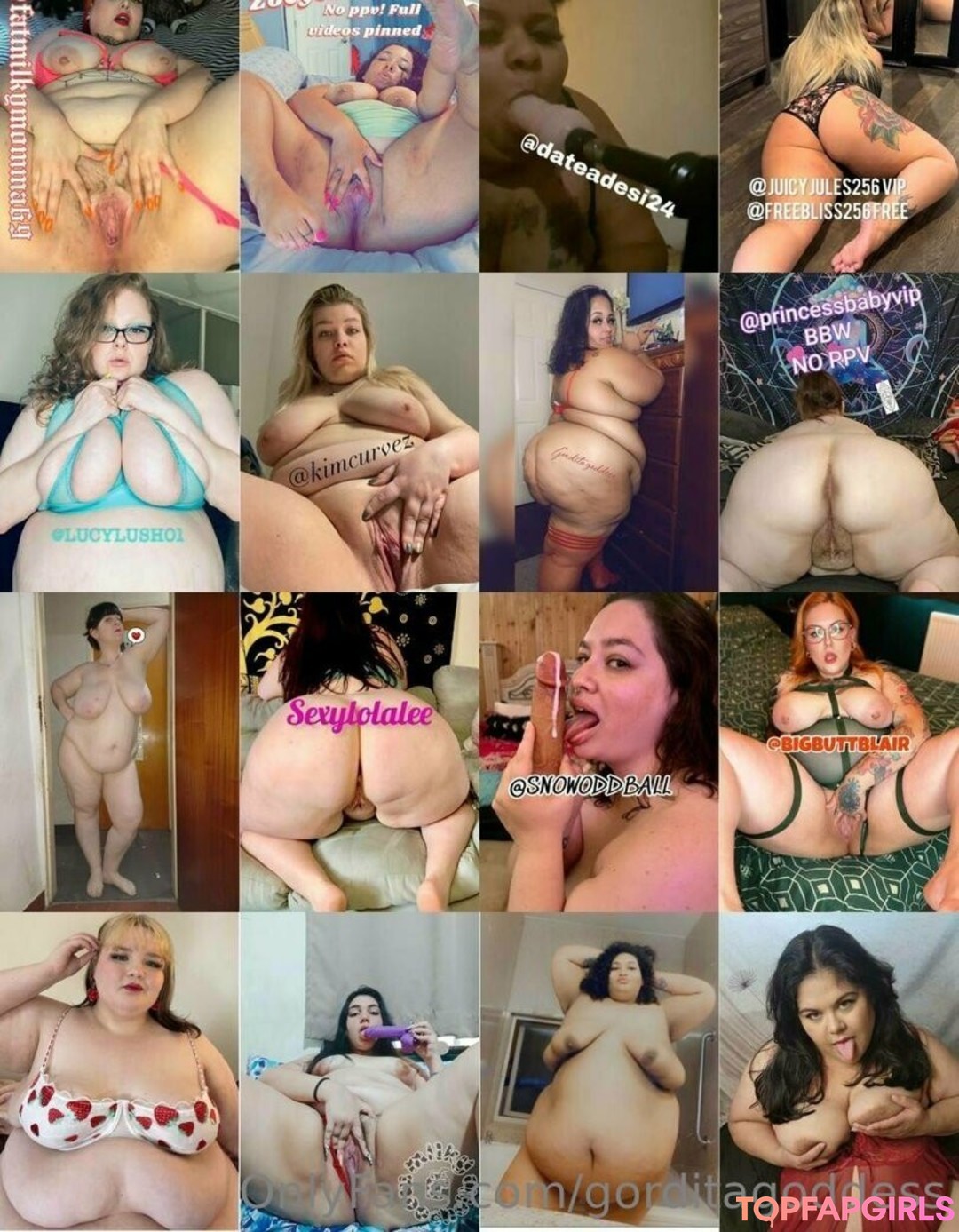 Foto desnuda filtrada de OnlyFans de Gorditagoddess #16