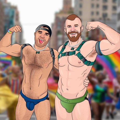Foto desnuda filtrada de OnlyFans de Musclepup Badge