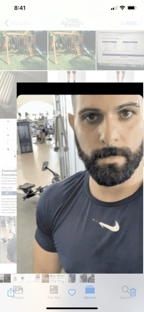 Foto desnuda filtrada de OnlyFans de Bearded Gym Alex