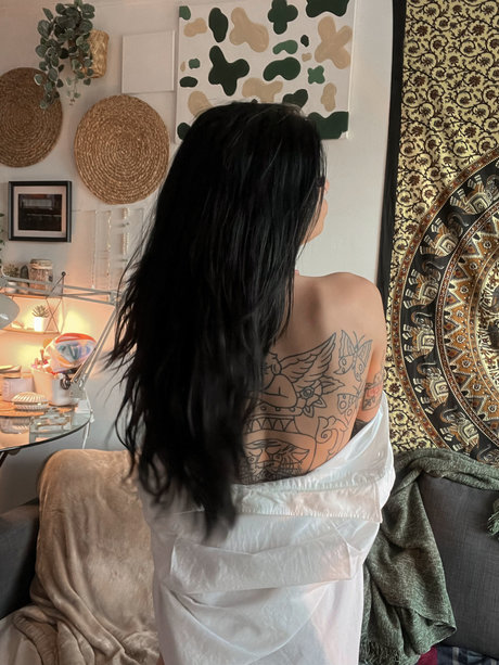 Foto desnuda filtrada de OnlyFans de Fallen Angel