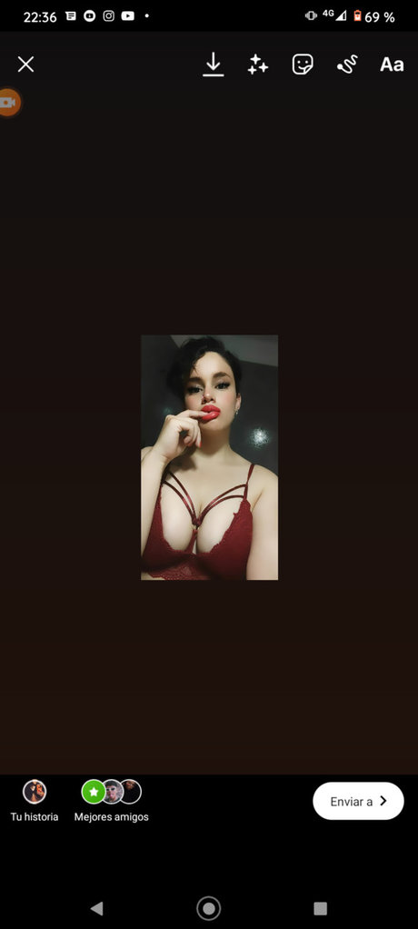 Foto desnuda filtrada de OnlyFans de S