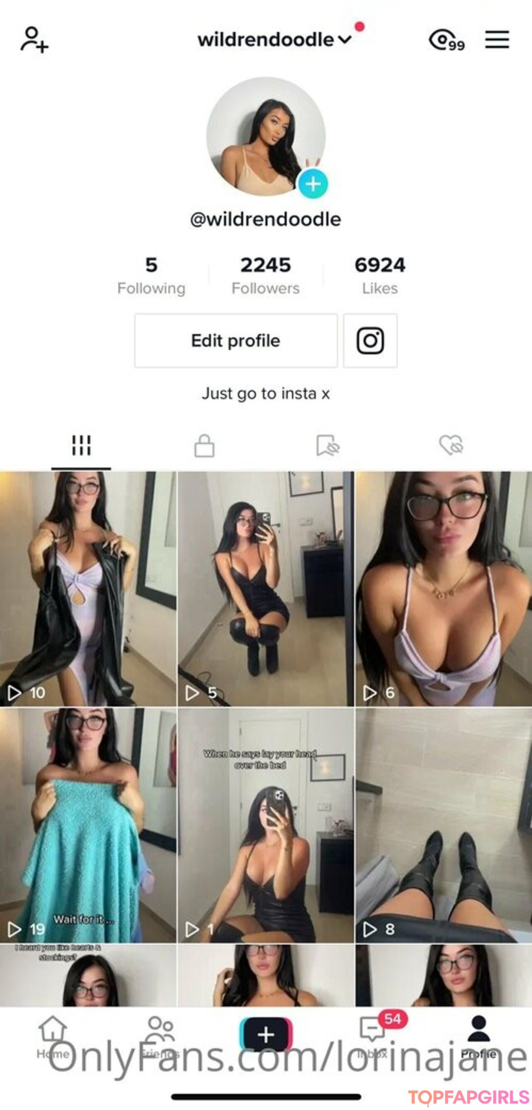 Foto desnuda filtrada de OnlyFans de Lorinajane #1322