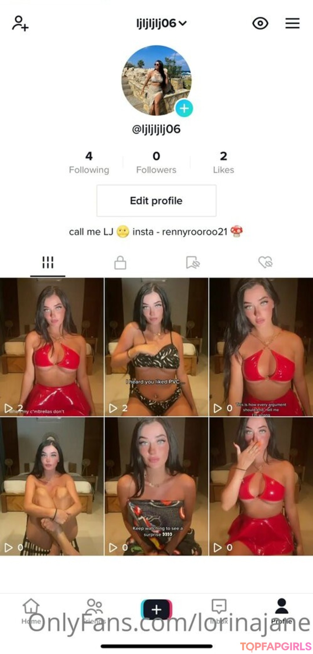 Foto desnuda filtrada de OnlyFans de Lorinajane #1384
