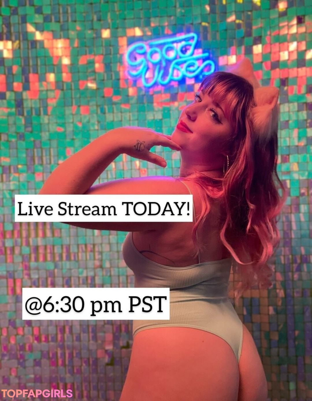 Foto desnuda filtrada de OnlyFans de Lilpinkalien #1462