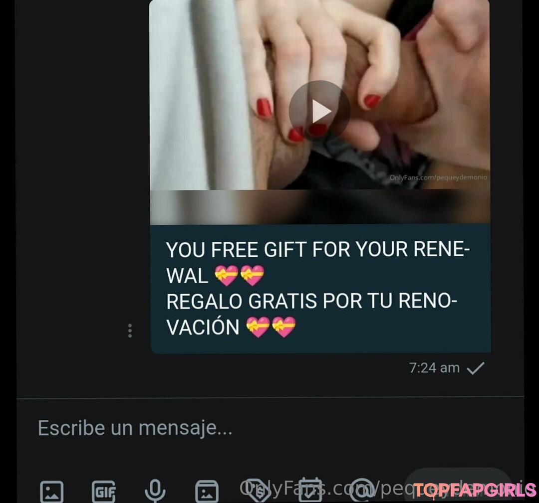 Foto desnuda filtrada de OnlyFans de Pequeydemonio #214 Foto desnuda filtrada de OnlyFans de Pequeydemonio #214