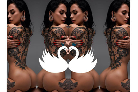 Foto desnuda filtrada de OnlyFans de Tattoed Skinny