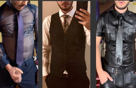 Foto desnuda filtrada de OnlyFans de Suit Slave N1