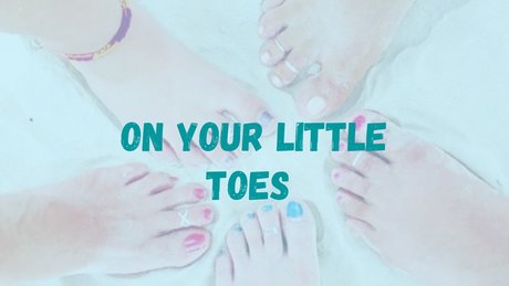 Foto desnuda filtrada de OnlyFans de On Your Little Toes